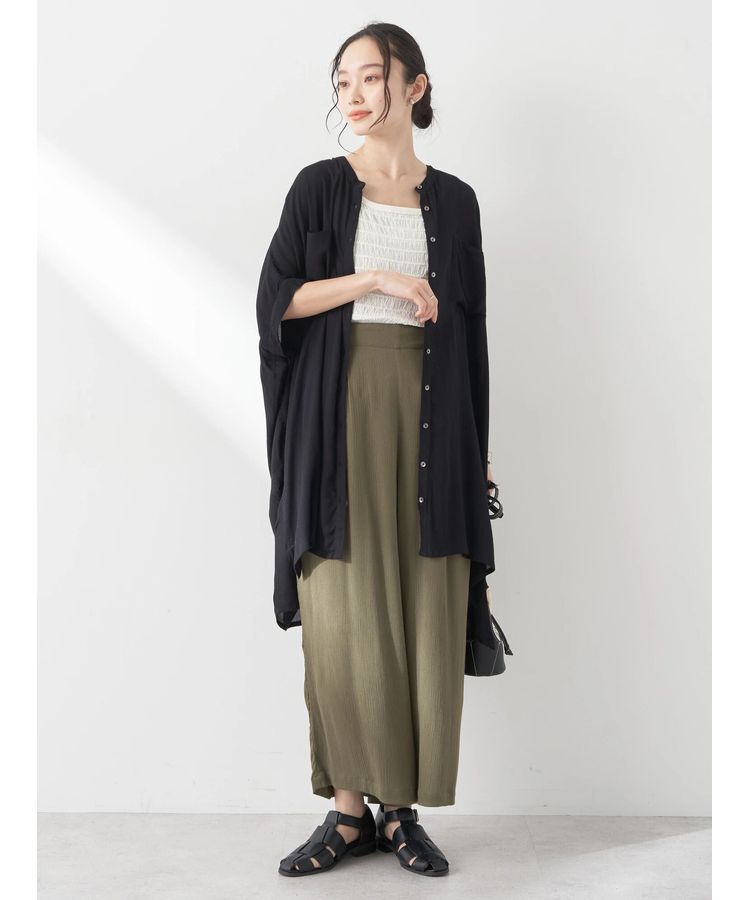 earth music&ecology「レーヨンクレープイージーパンツ」|その他|