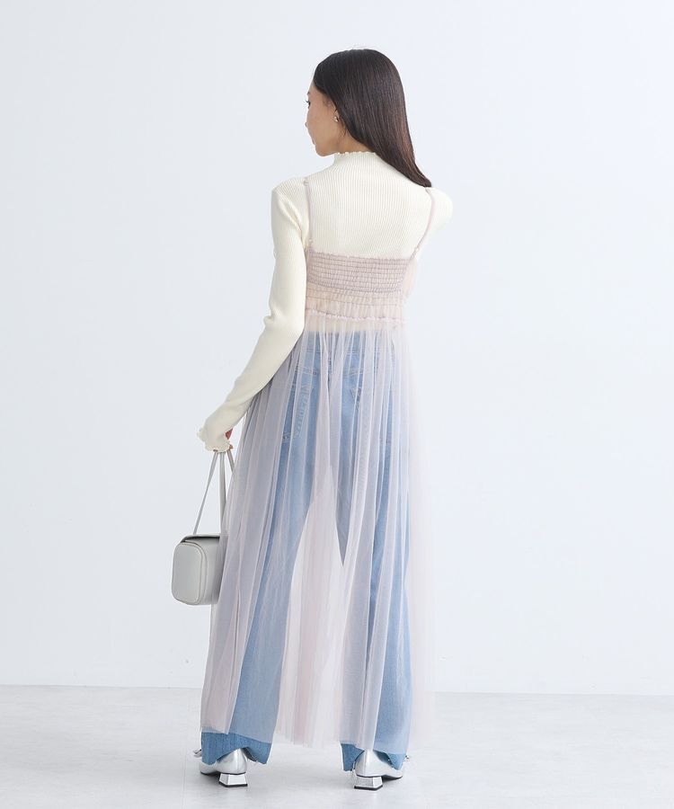 earth music&ecology「袖口刺繍リブニットプルオーバー」|ニット・セーター|