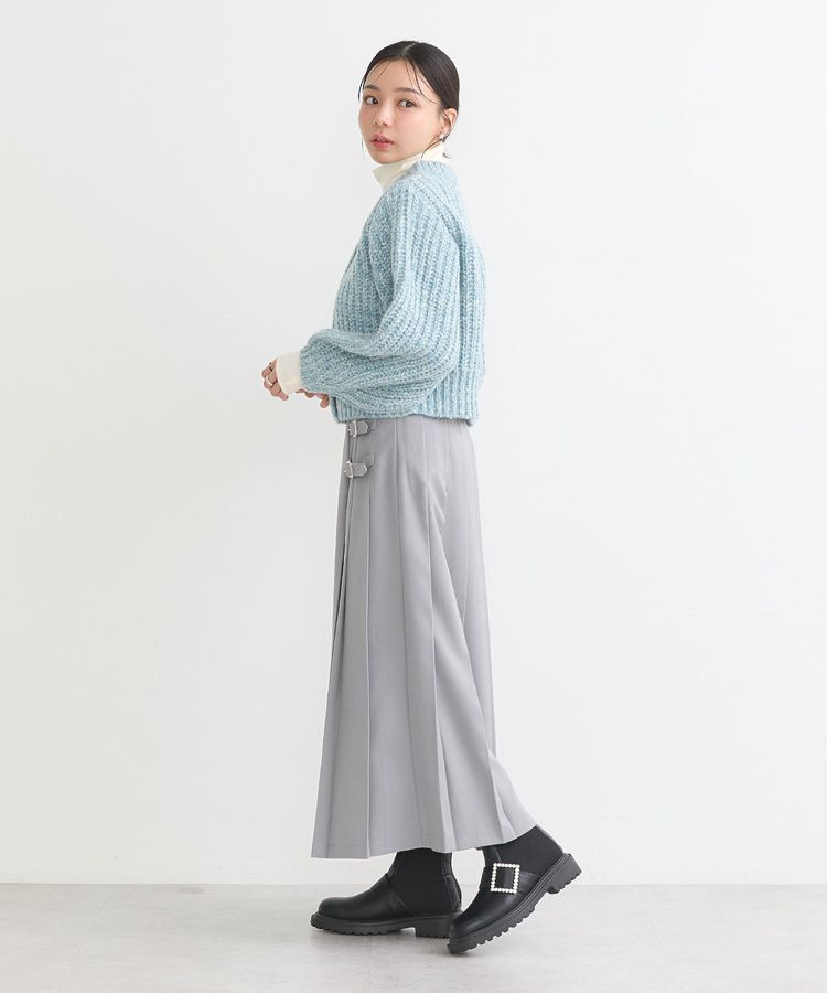 earth music&ecology「ローゲージニットショートカーディガン」|カーディガン|