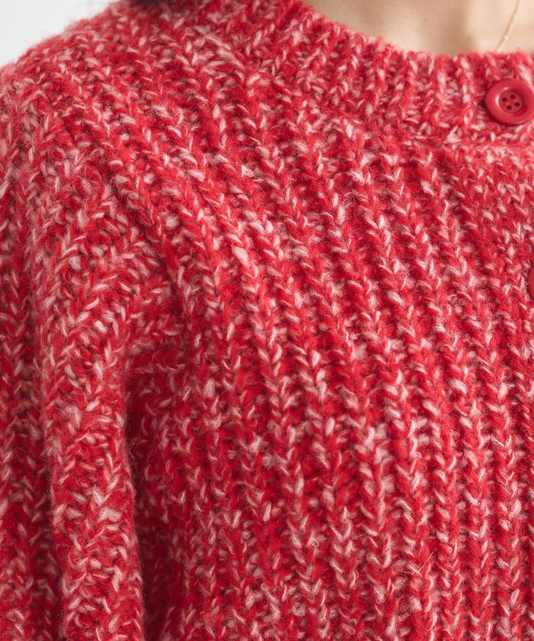 earth music&ecology「ローゲージニットショートカーディガン」|カーディガン|