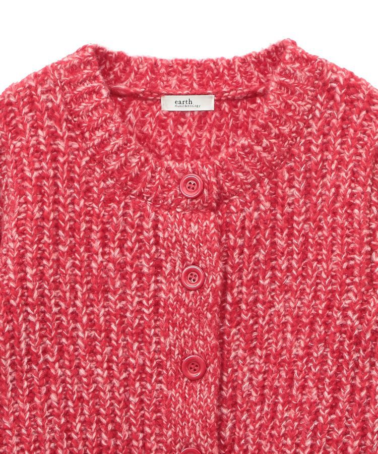 earth music&ecology「ローゲージニットショートカーディガン」|カーディガン|