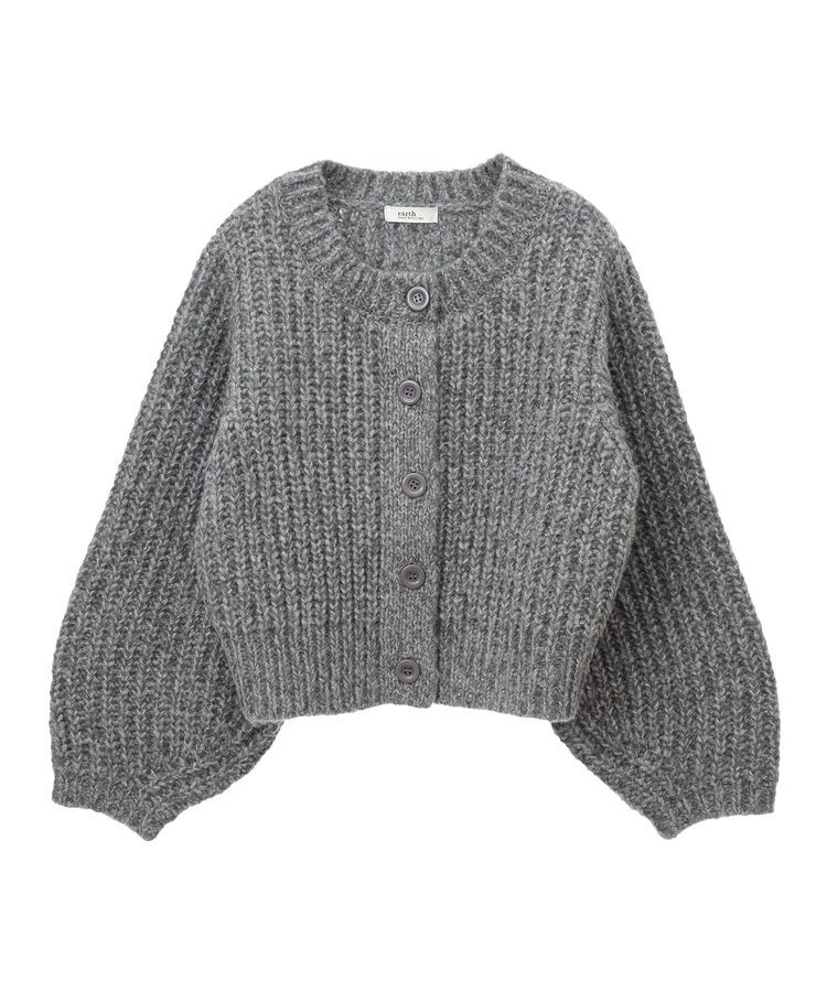 earth music&ecology「ローゲージニットショートカーディガン」|カーディガン|