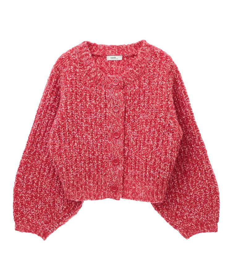 earth music&ecology「ローゲージニットショートカーディガン」|カーディガン|