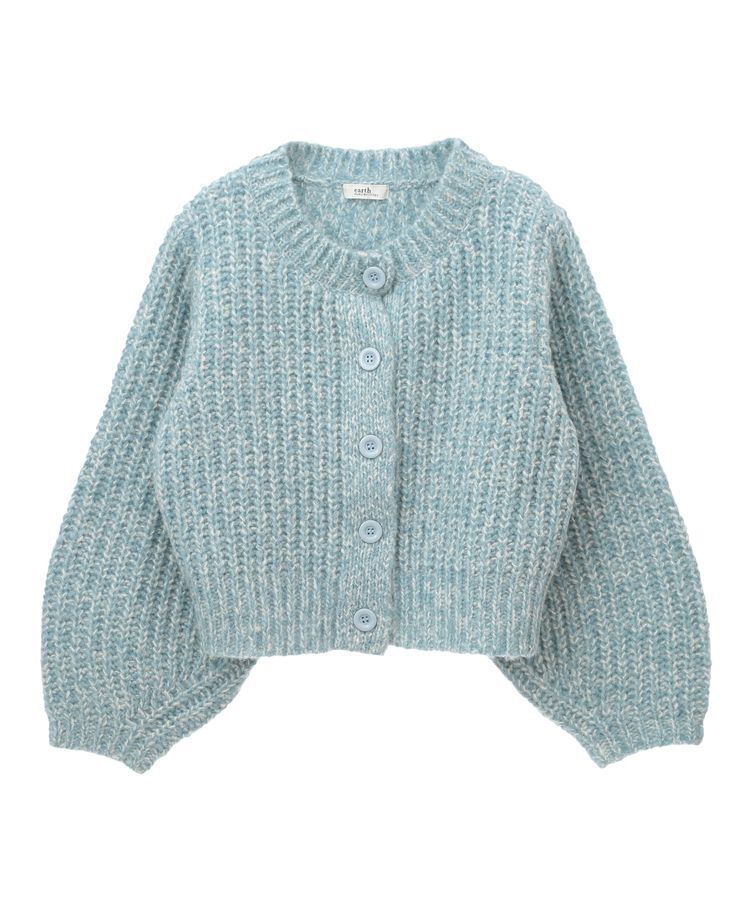 earth music&ecology「ローゲージニットショートカーディガン」|カーディガン|