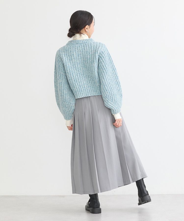 earth music&ecology「ローゲージニットショートカーディガン」|カーディガン|