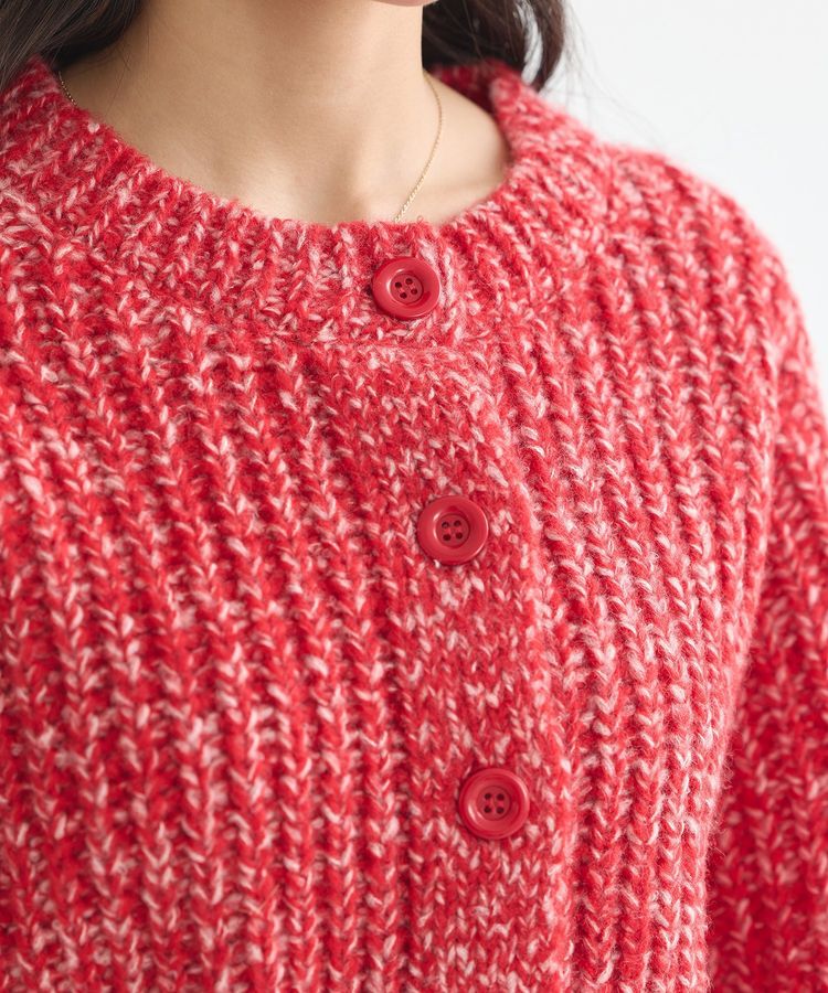 earth music&ecology「ローゲージニットショートカーディガン」|カーディガン|