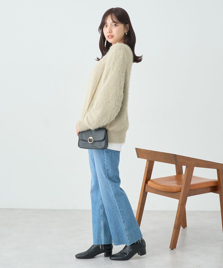 earth music&ecology「モヘヤライクレースニット」|ニット・セーター|