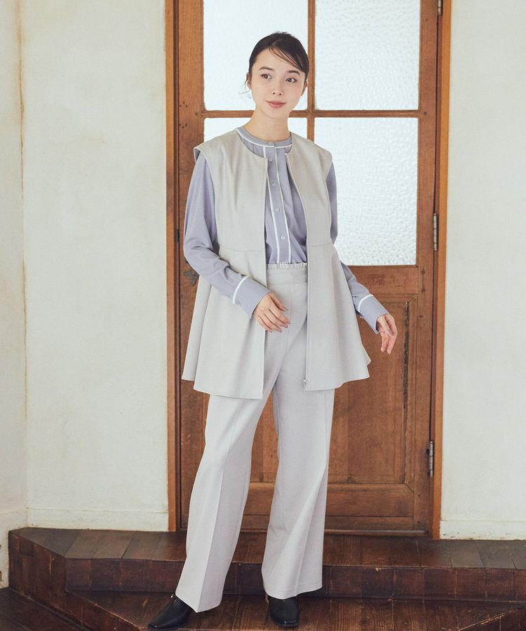 earth music&ecology「ウエストフリルワイドパンツ」|その他|