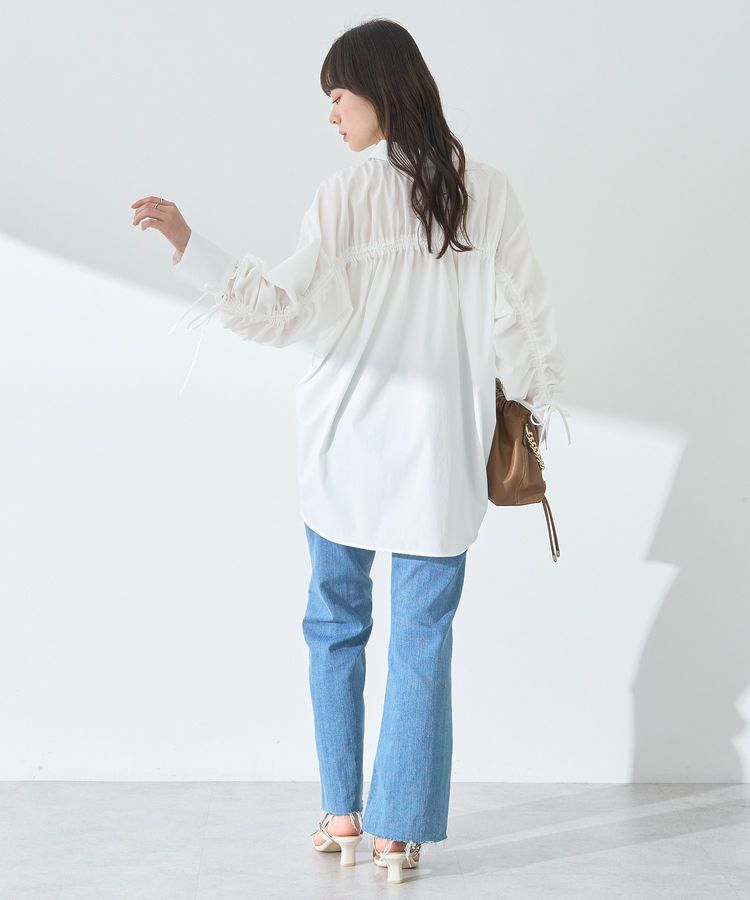 earth music&ecology「バックドロストオーバーシャツ」|シャツ・ブラウス|