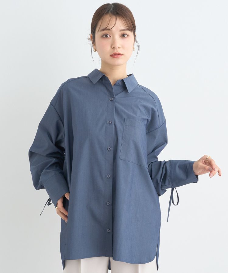 earth music&ecology「バックドロストオーバーシャツ」|シャツ・ブラウス|