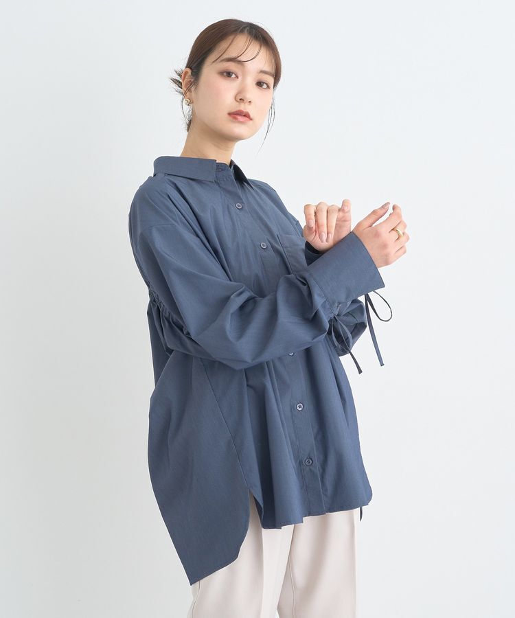 earth music&ecology「バックドロストオーバーシャツ」|シャツ・ブラウス|