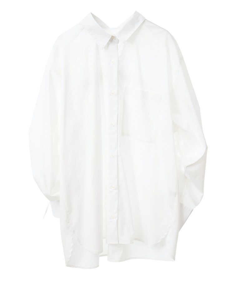 earth music&ecology「バックドロストオーバーシャツ」|シャツ・ブラウス|