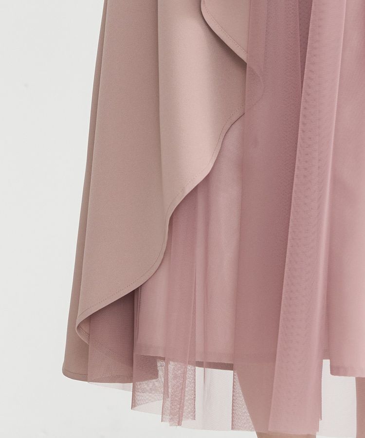 earth music&ecology「チュールドッキングイレヘムスカート」|フレア|