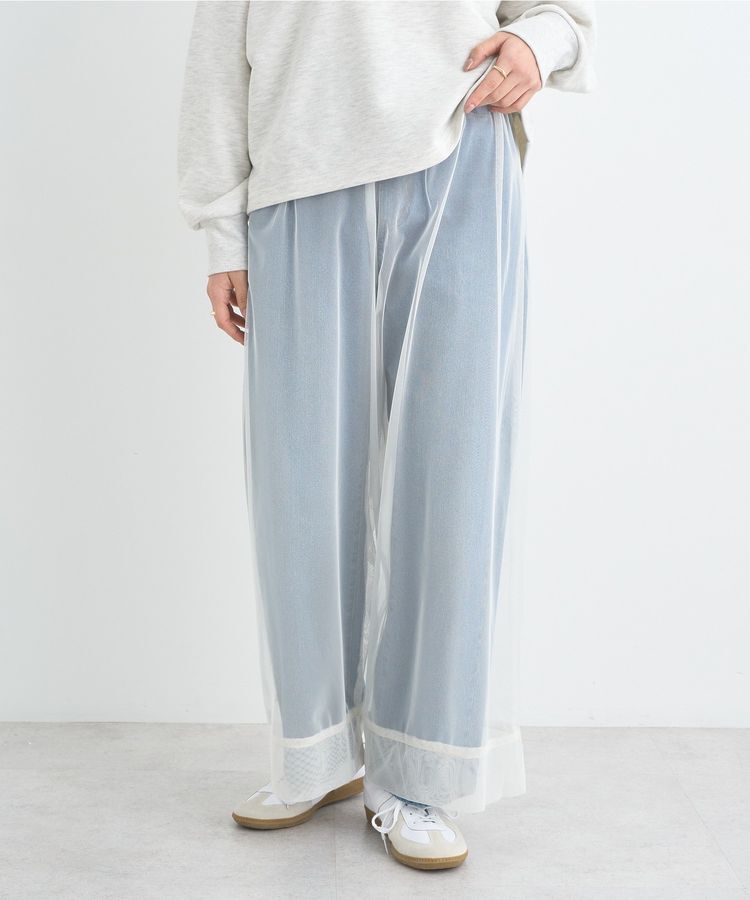 earth music&ecology「シアーレイヤードパンツ」|その他|