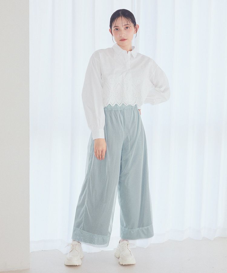 earth music&ecology「シアーレイヤードパンツ」|その他|