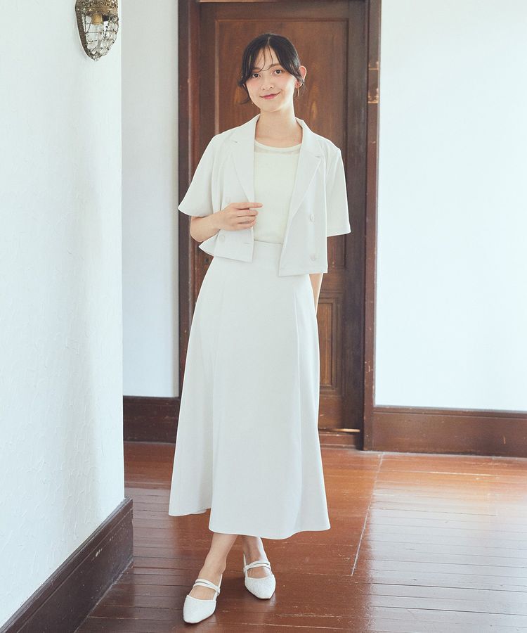 earth music&ecology「ウエストリボンフレアスカート」|フレア|