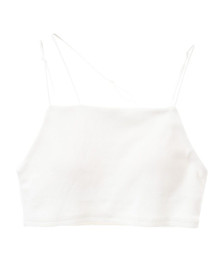 earth music&ecology「アシメショルダーショートキャミソール」|キャミソール|