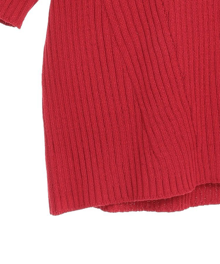 earth music&ecology「半袖ポロニットプルオーバー」|ニット・セーター|