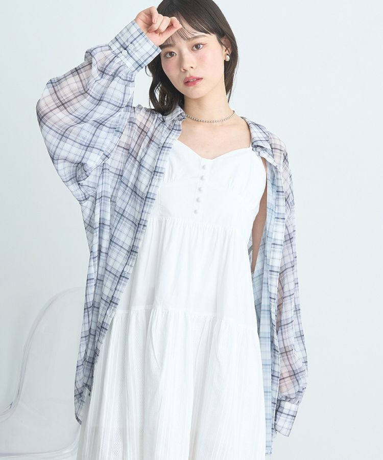 earth music&ecology「シアーチェックシャツ」|シャツ・ブラウス|