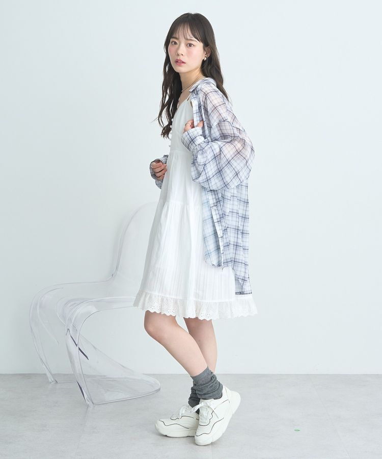 earth music&ecology「シアーチェックシャツ」|シャツ・ブラウス|