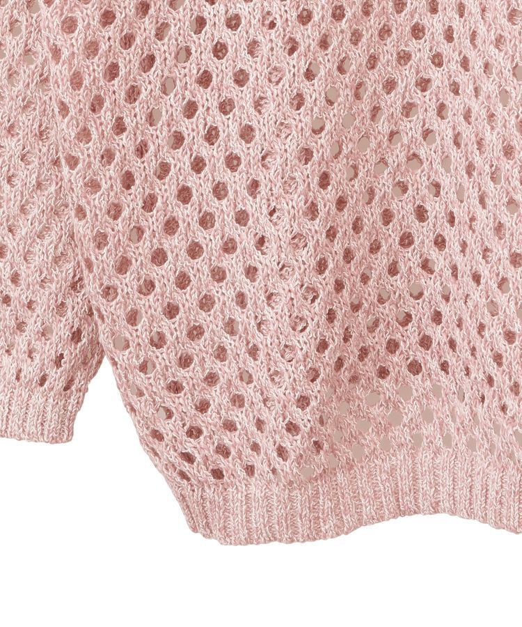 earth music&ecology「カラーメッシュプルオーバー」|チュニック|