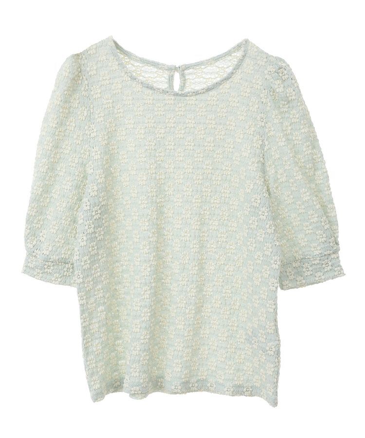 earth music&ecology「SET2点フラワープルオーバー＋チュールビスチェ」|Tシャツ・カットソー|