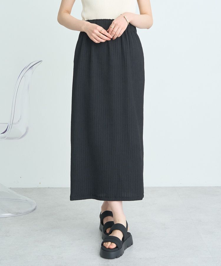 earth music&ecology「選べる丈カットナロースカート」|タイト|