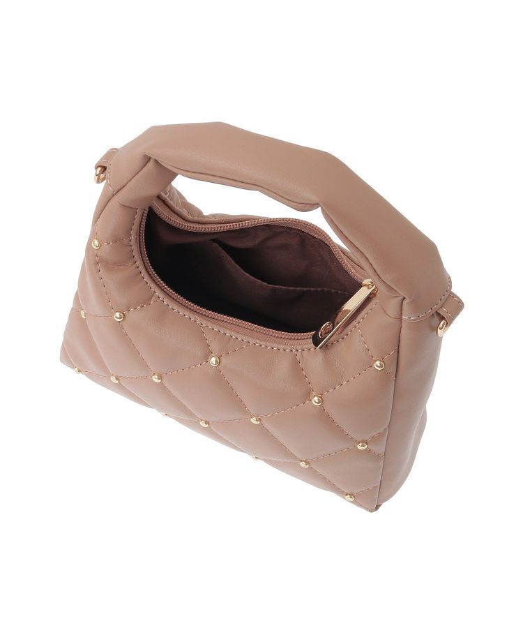 earth music&ecology「スタッズキルトバッグ」|ハンドバッグ|