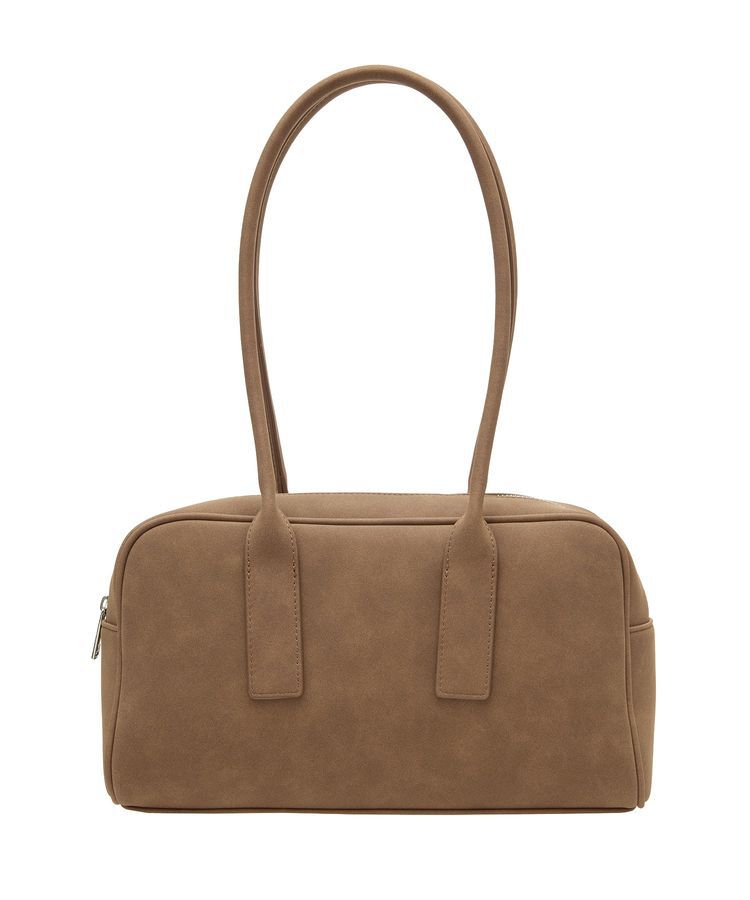 earth music&ecology「ワイドスクエアボストンバッグ」|ハンドバッグ|