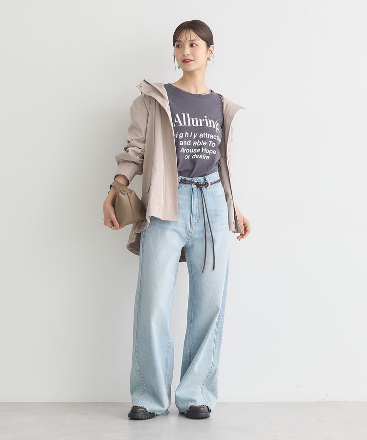 earth music&ecology「アソートプリントレギュラースリットTee」|Tシャツ・カットソー|