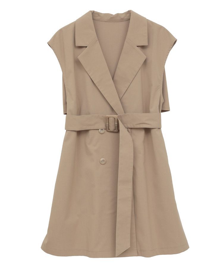 earth music&ecology「ショートジレンチ」|トレンチコート|