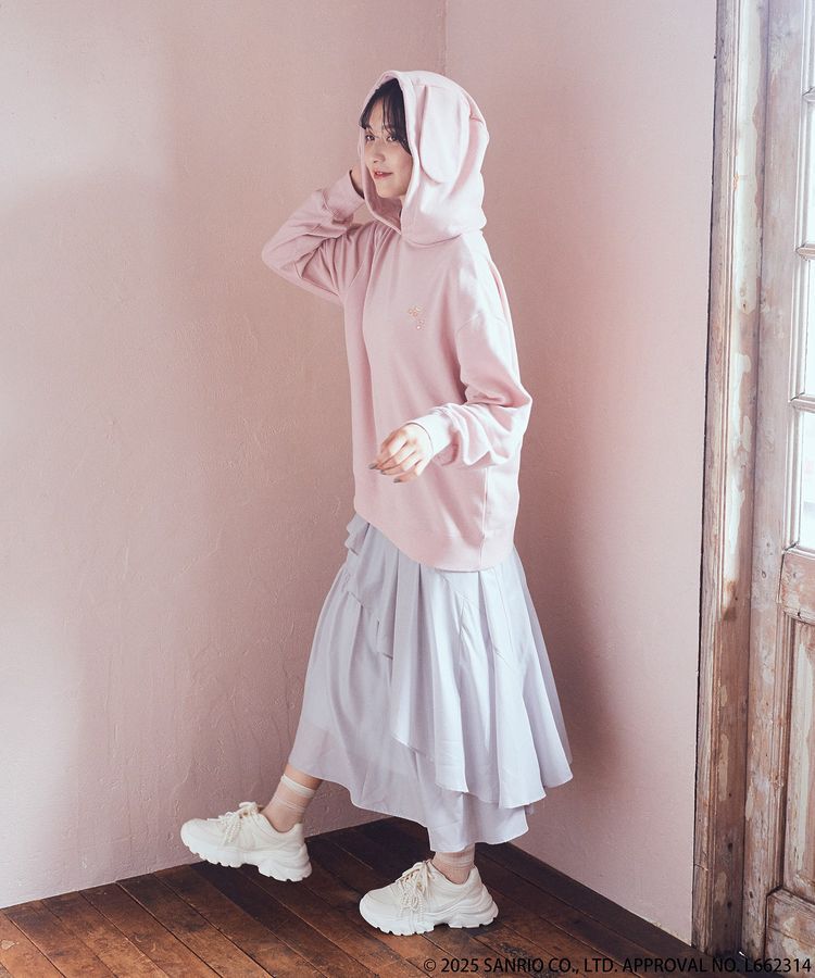 earth music&ecology「マイメロディ&クロミ/earth 耳付きフーディー」|スウェット・ジャージ|