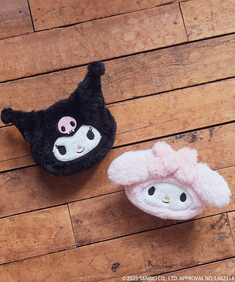 earth music&ecology「マイメロディ&クロミ/earth フェイスポーチ」|ポーチ|