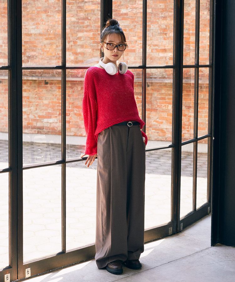 earth music&ecology「ウエストタブタックパンツ」|その他|