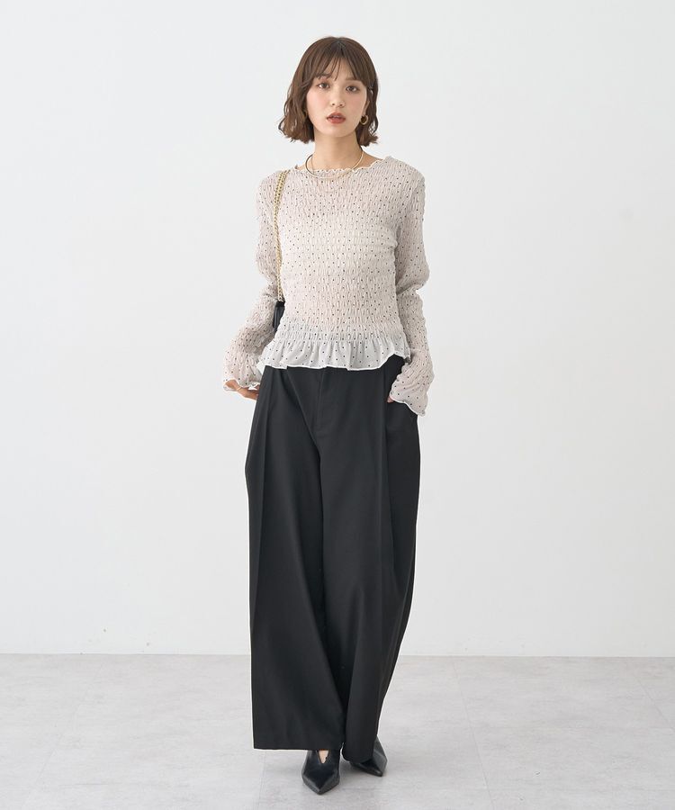 earth music&ecology「ウエストタブタックパンツ」|その他|