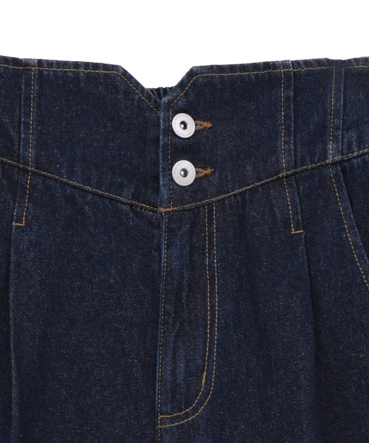 earth music&ecology「ハイウエストデニムパンツ」|デニム|