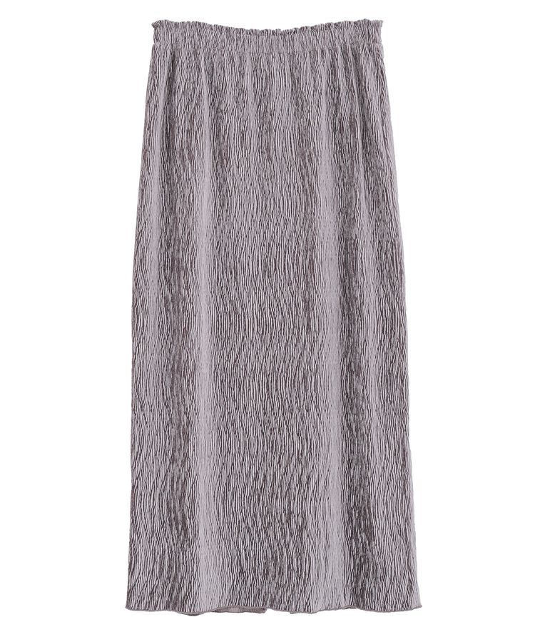 earth music&ecology「シャイニーベロアスカート」|タイト|