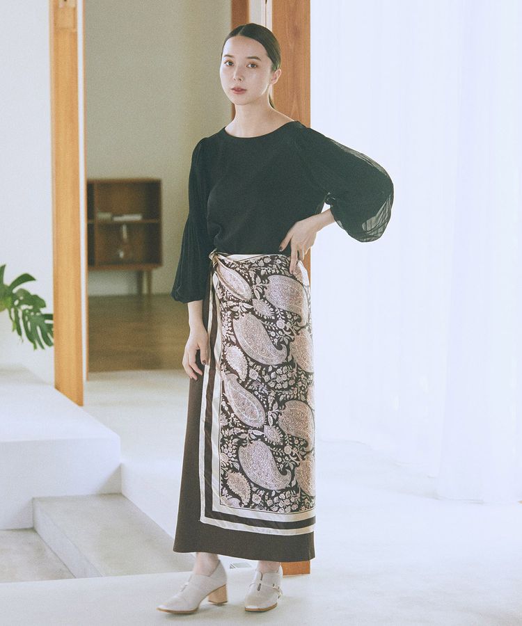 earth music&ecology「大判スカーフ」|バンダナ・スカーフ|