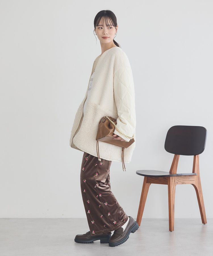 earth music&ecology「ボアキルトミドルコート」|その他|