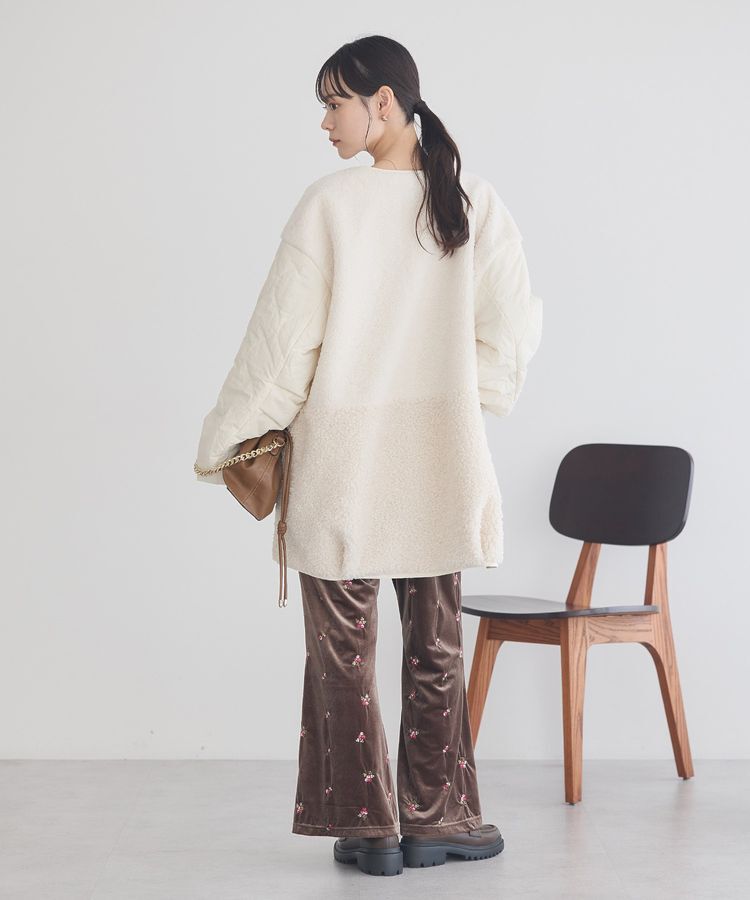 earth music&ecology「ボアキルトミドルコート」|その他|