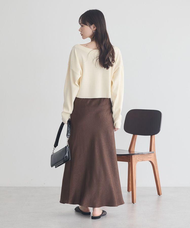 earth music&ecology「ダブルジップロゴニットプルオーバー」|ニット・セーター|