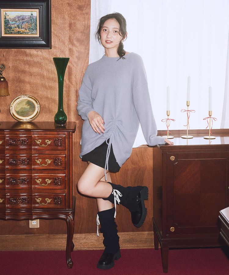 earth music&ecology「ORiental TRaffic サイドジップブーツ」|ショートブーツ|