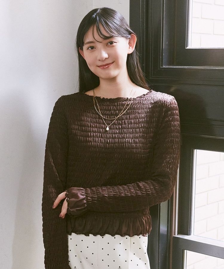 earth music&ecology「シャーリングメロープルオーバー」|Tシャツ・カットソー|