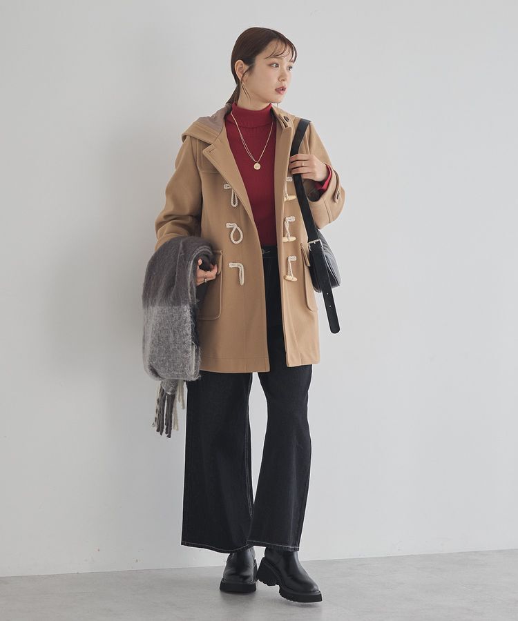 earth music&ecology「レンチング(TM)エコヴェロ(TM)(リブタートル)」|ニット・セーター|