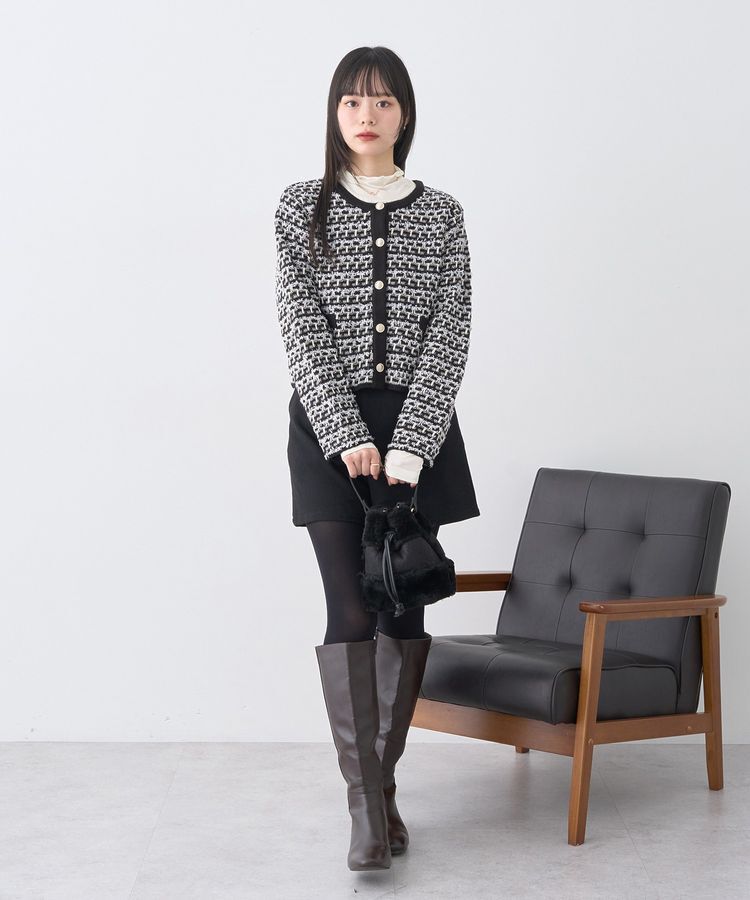 earth music&ecology「あったかフェミニンインナー(シアーハイネック)」|Tシャツ・カットソー|