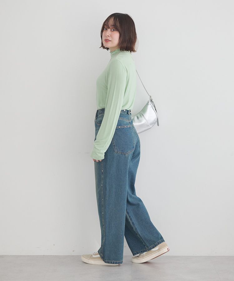 earth music&ecology「あったかフェミニンインナー(シアーハイネック)」|Tシャツ・カットソー|