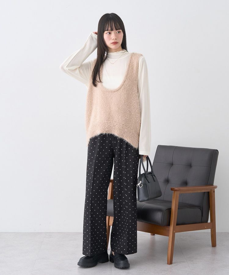 earth music&ecology「あったかフェミニンインナー(シアーハイネック)」|Tシャツ・カットソー|