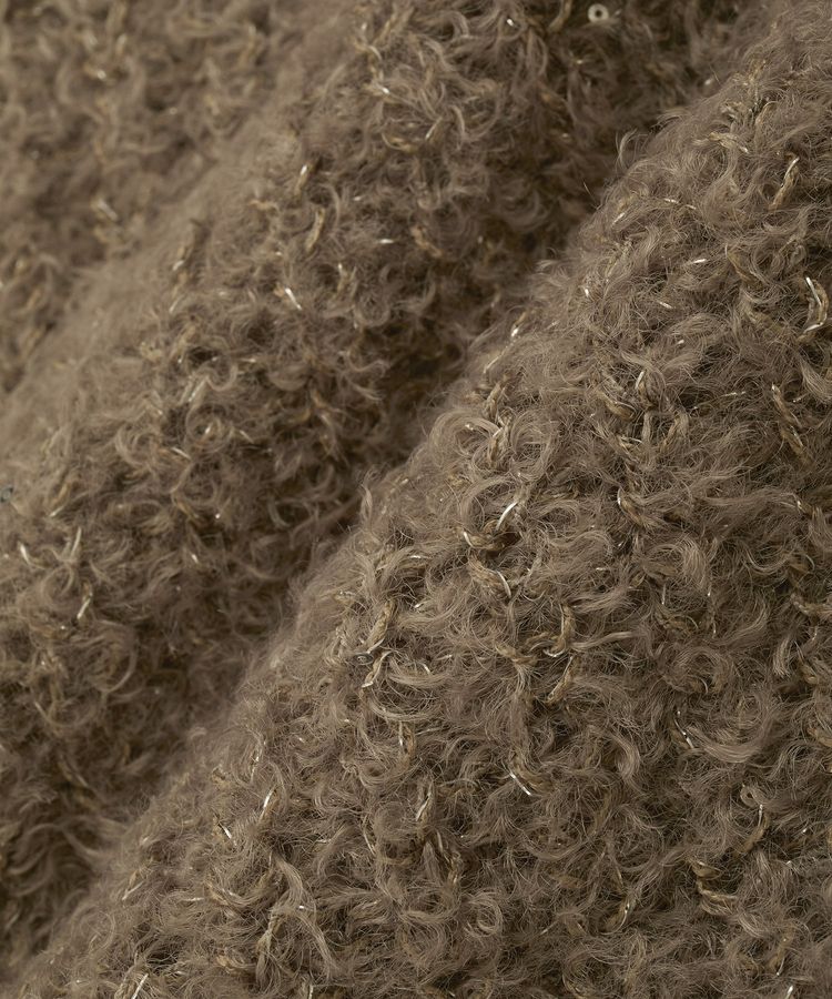 earth music&ecology「スパンコールブークレカーディガン」|カーディガン|