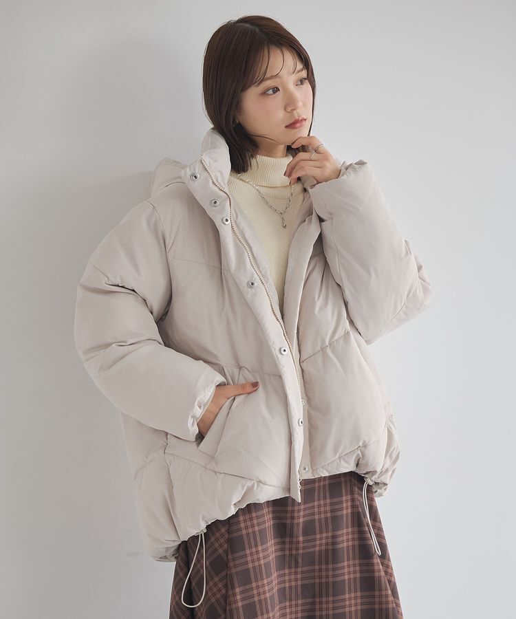 earth music&ecology「2WAYパファーブルゾン」|ブルゾン・スタジャン|