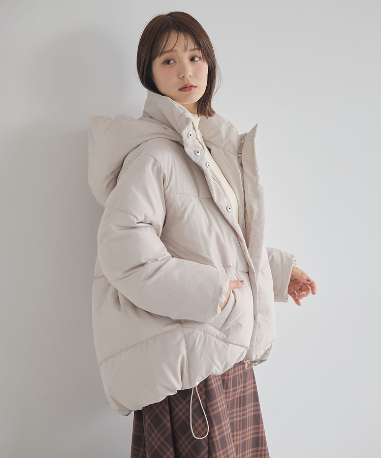 earth music&ecology「2WAYパファーブルゾン」|ブルゾン・スタジャン|